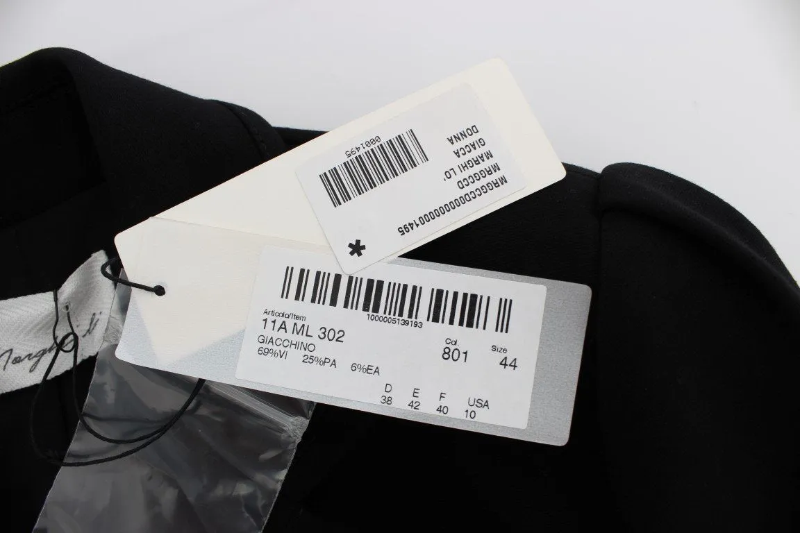 Black Stretch Blazer Jacket