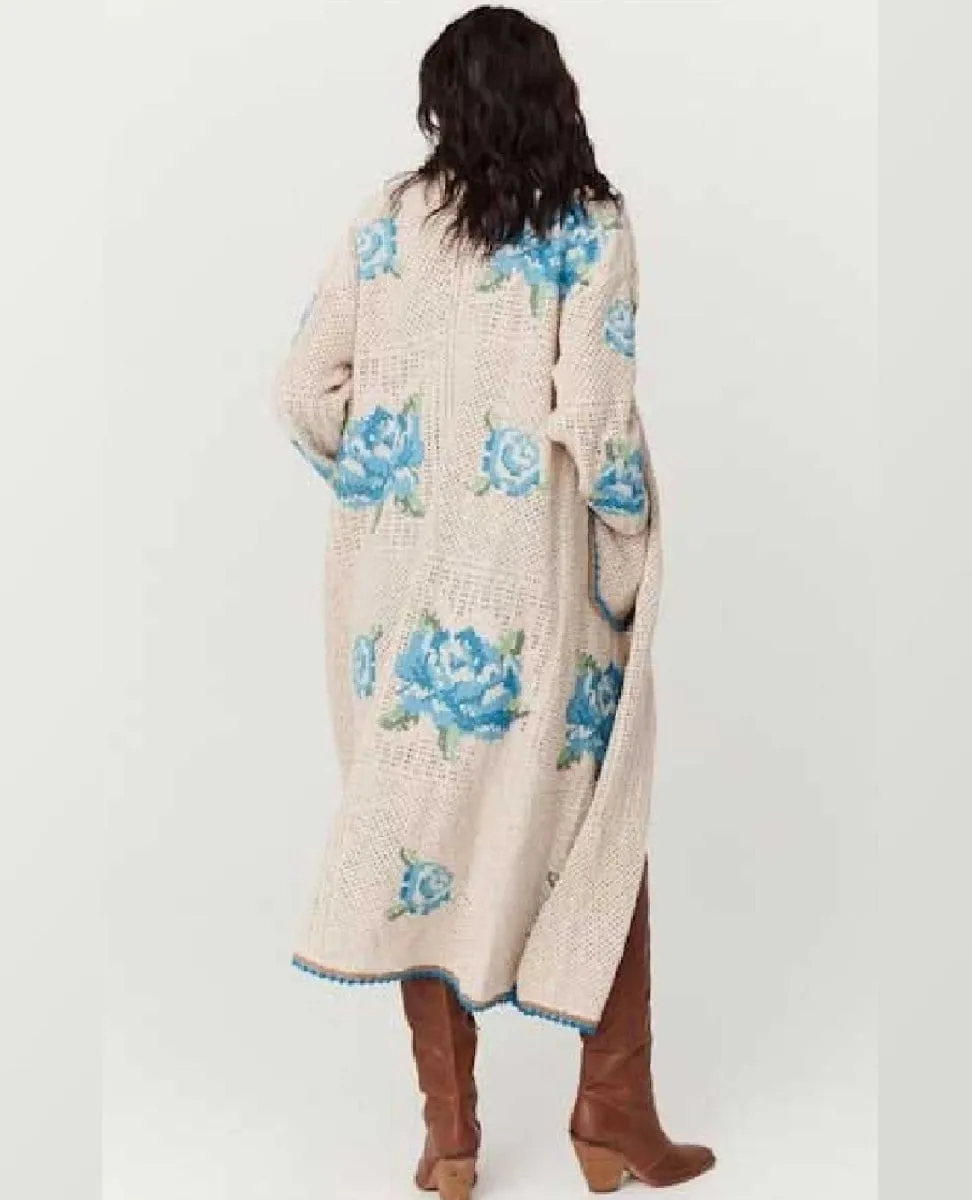 Coastal Granny Maxi Cardigan