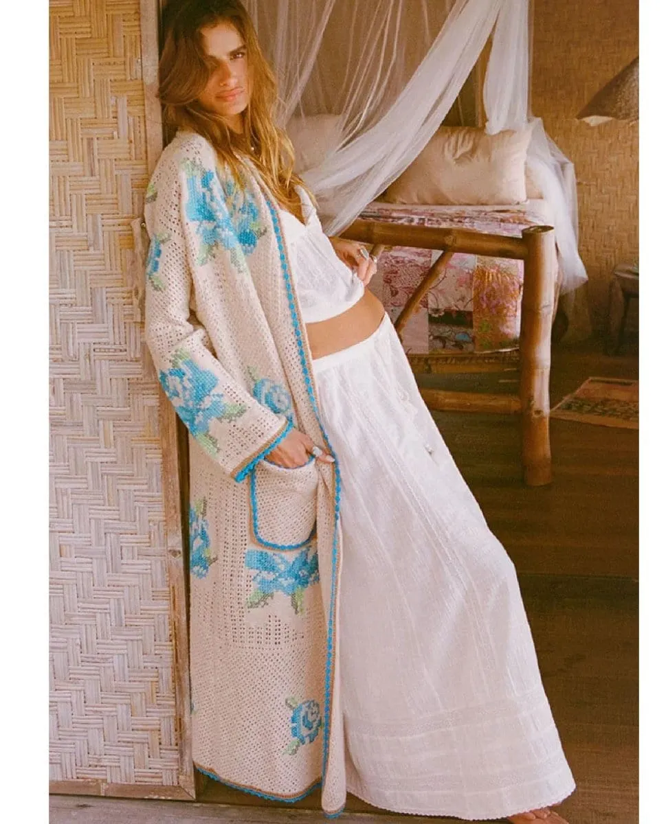 Coastal Granny Maxi Cardigan