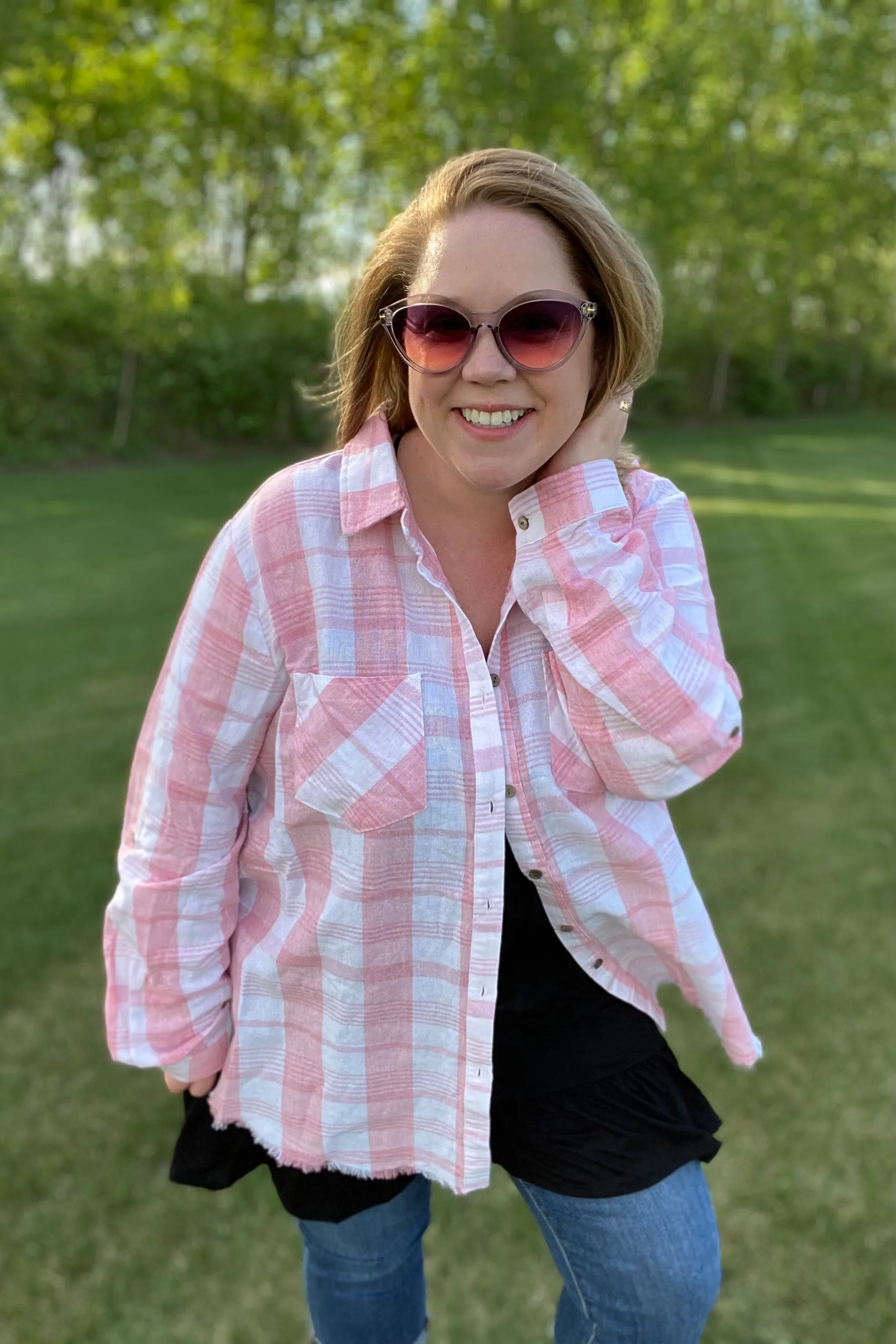 Country Fair Plaid Button Down