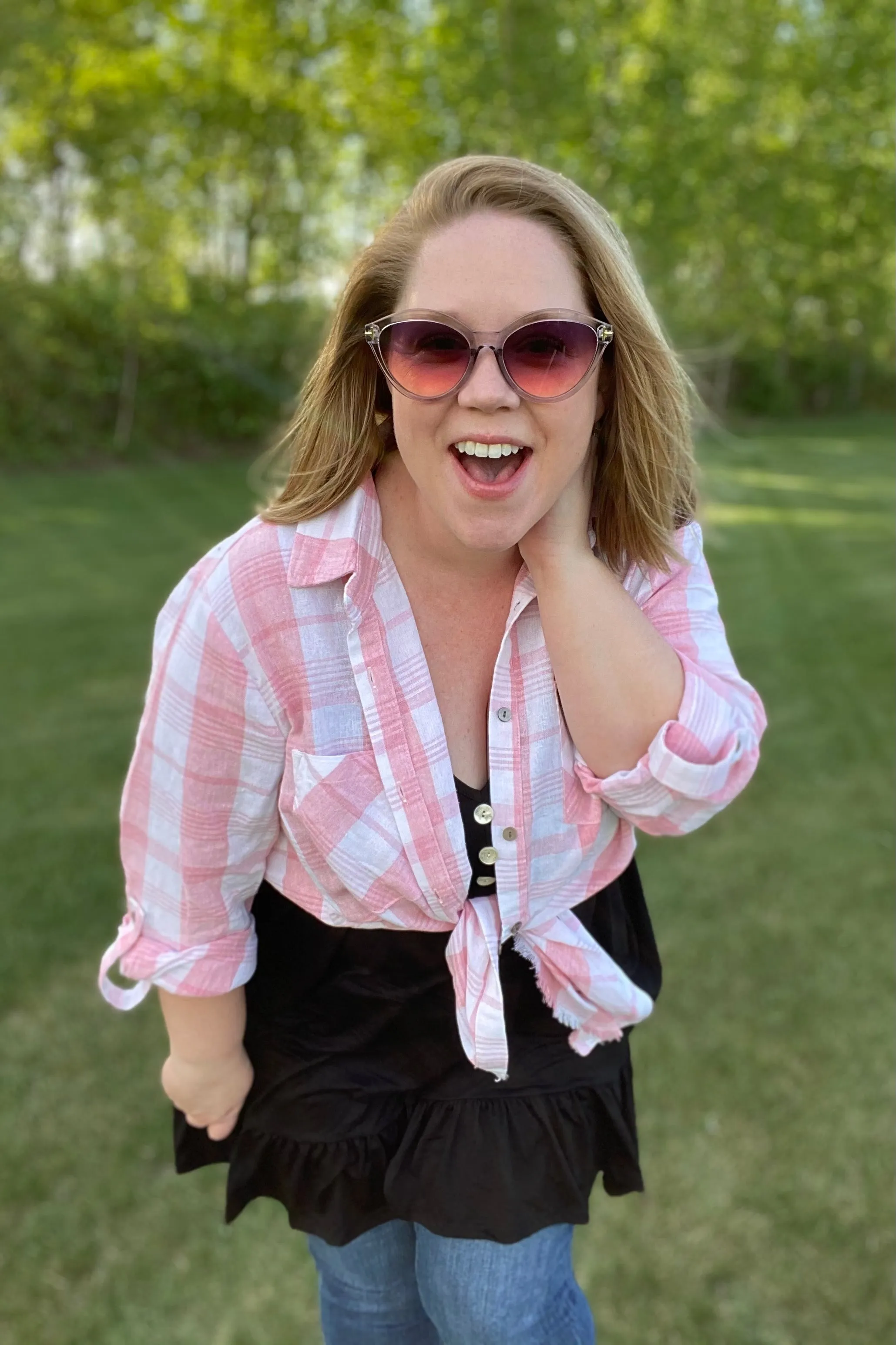 Country Fair Plaid Button Down