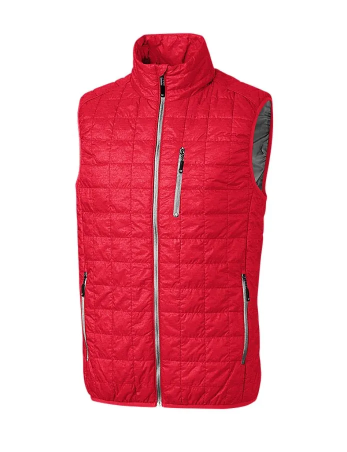 Cutter & Buck Men's Rainier PrimaLoft® Eco Insulated Full Zip Puffer Vest