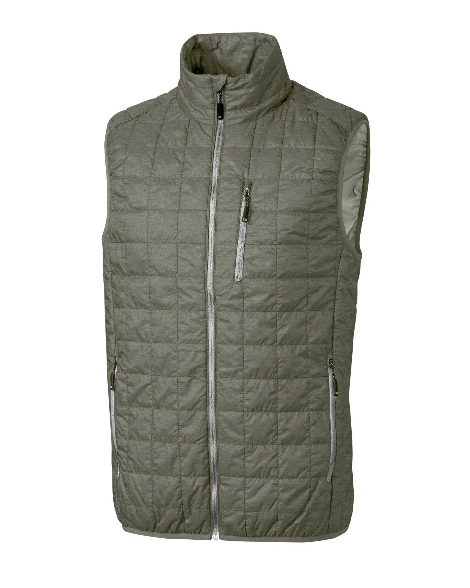 Cutter & Buck Men's Rainier PrimaLoft® Eco Insulated Full Zip Puffer Vest