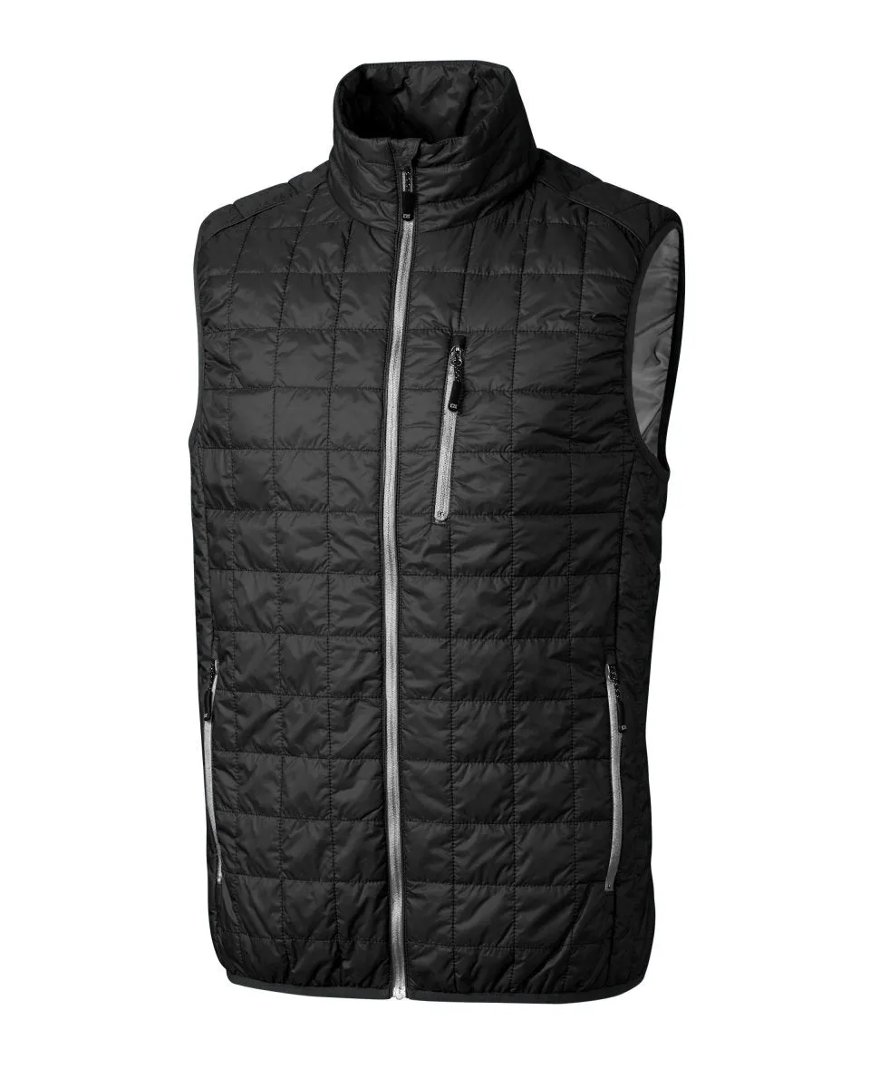 Cutter & Buck Men's Rainier PrimaLoft® Eco Insulated Full Zip Puffer Vest
