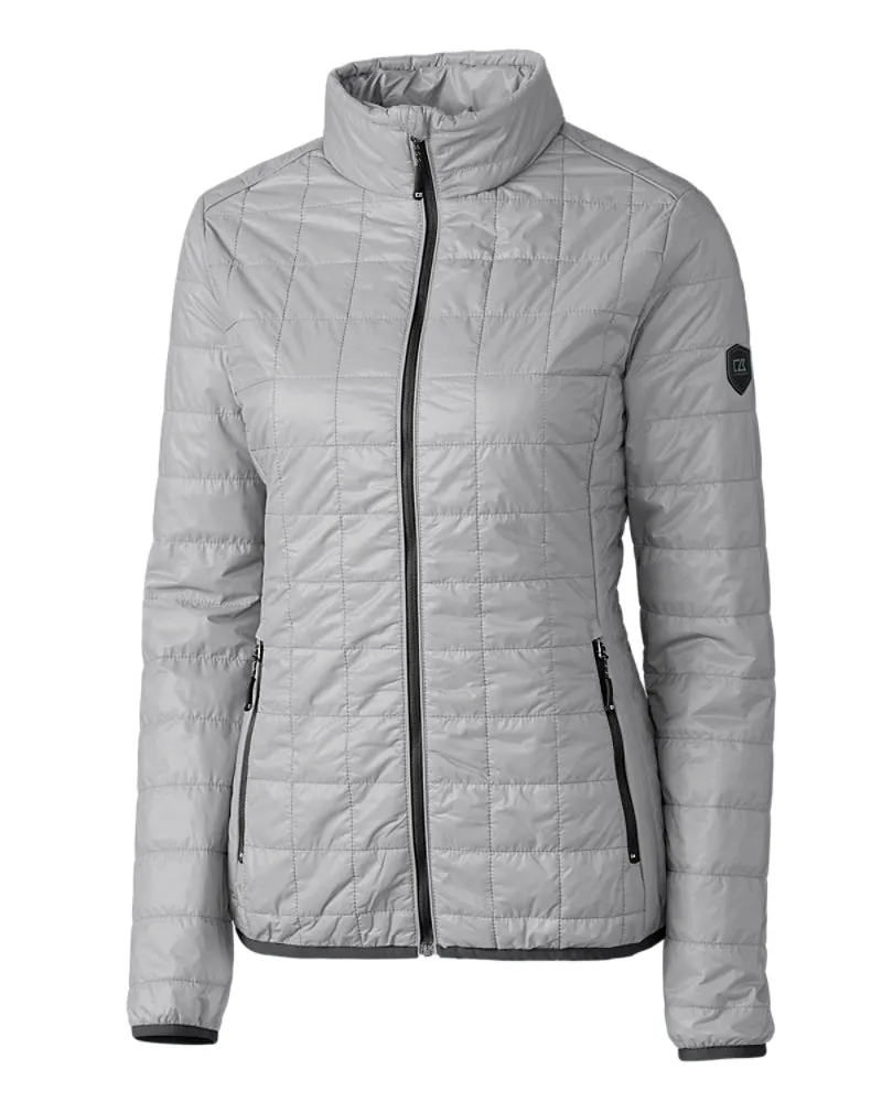 Cutter & Buck Rainier PrimaLoft Womens Eco Insulated Full Zip Puffer Jacket