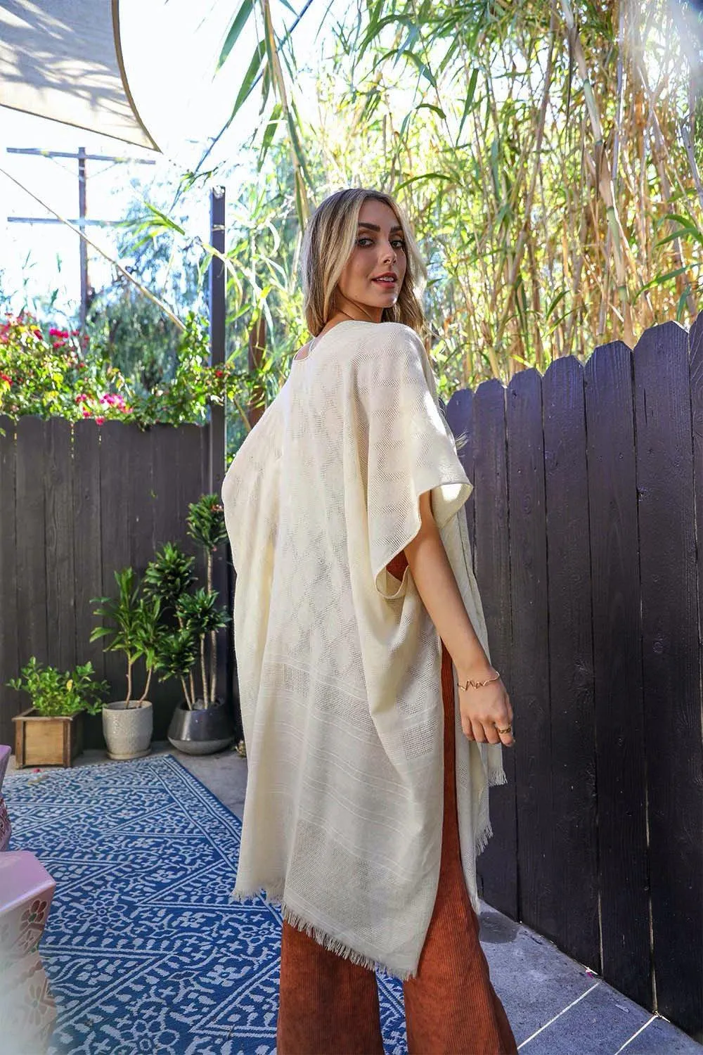 Diamond Embroidered Kimono