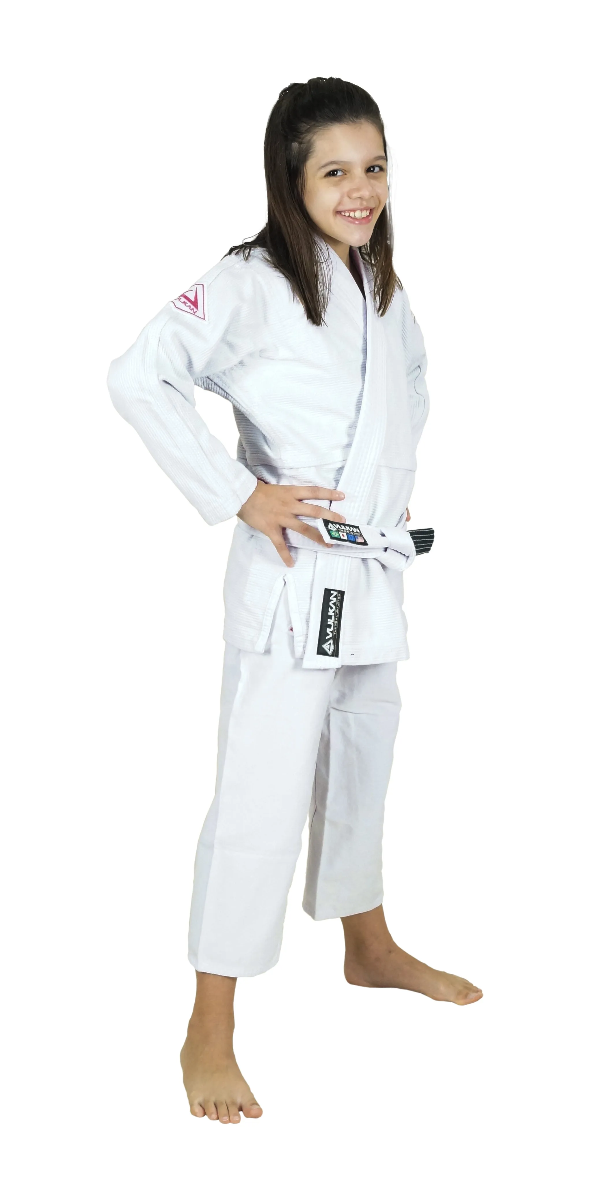 GIRLS PRO EVOLUTION KIDS Jiu-Jitsu Gi (White)