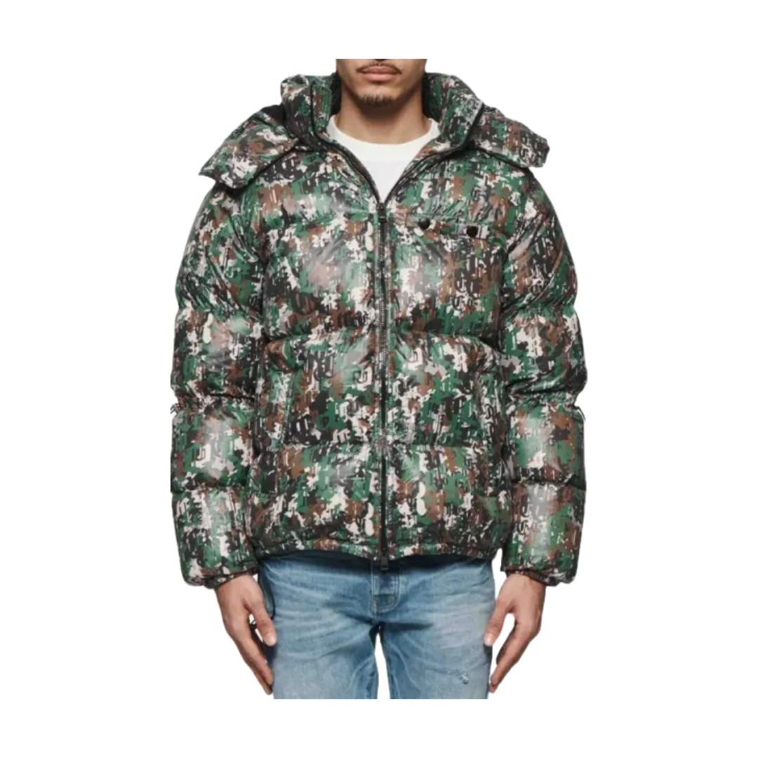 HOODED DOWN PUFFER JACKET