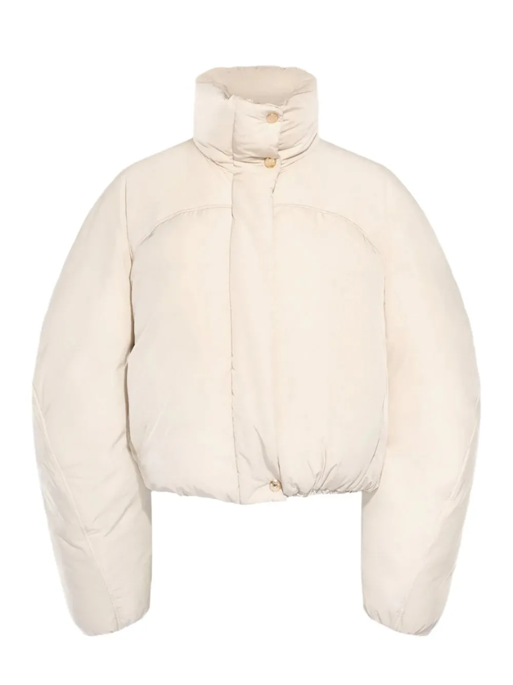 Jacquemus La Doudoune Courte Caraco in Off-White
