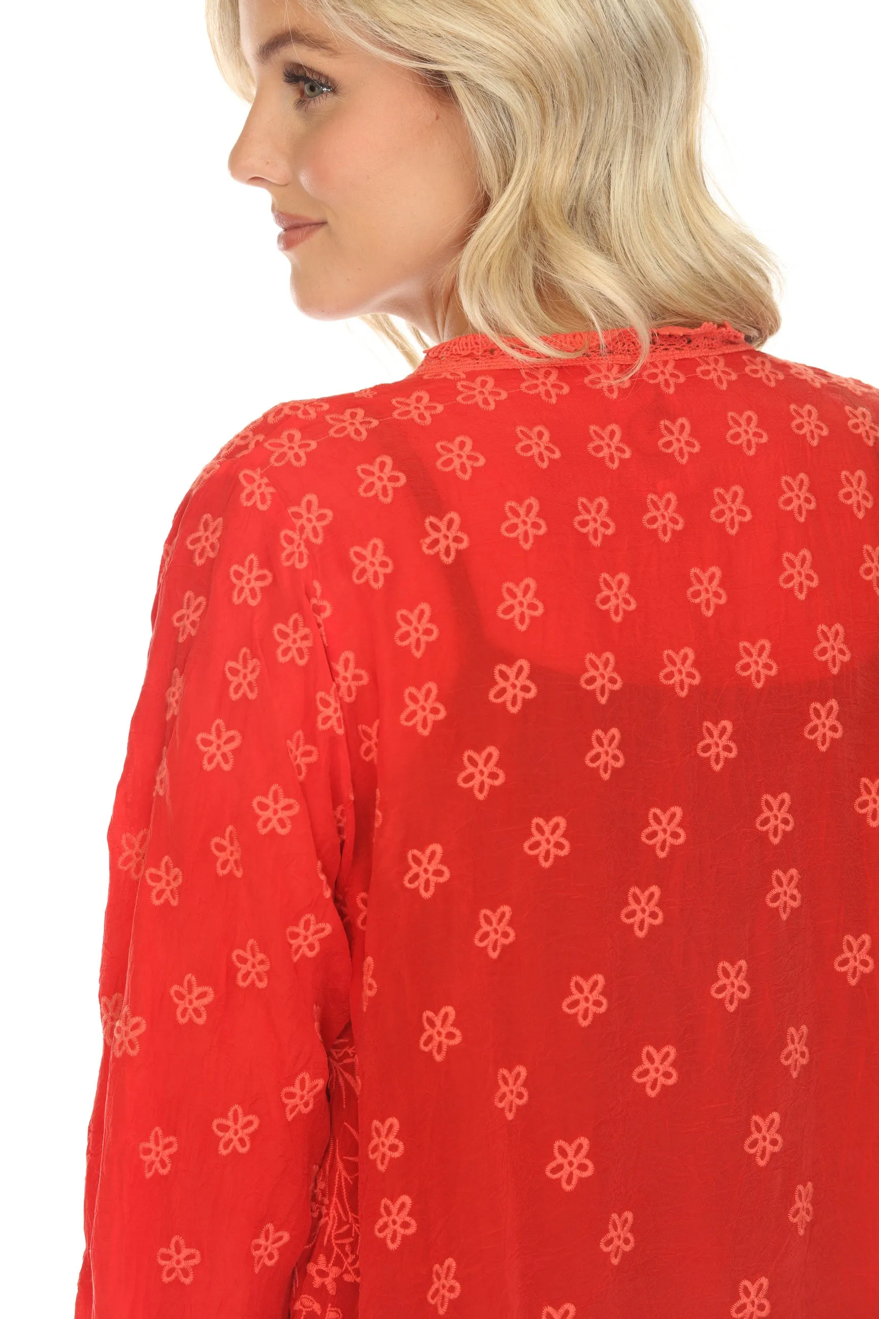 Johnny Was Fleur Du Jour Embroidered Kimono C41024 *