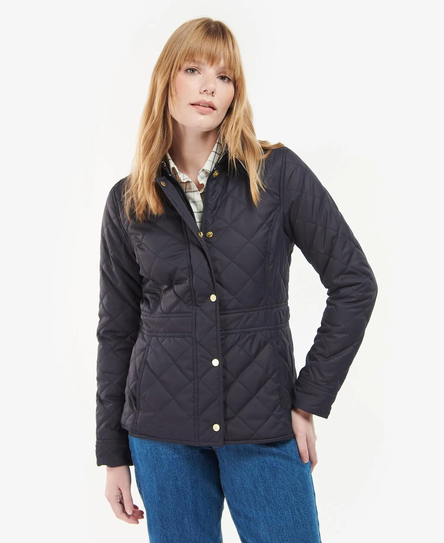 LADIES BARBOUR JEMIMA QUILTED JACKET - MIDNIGHT