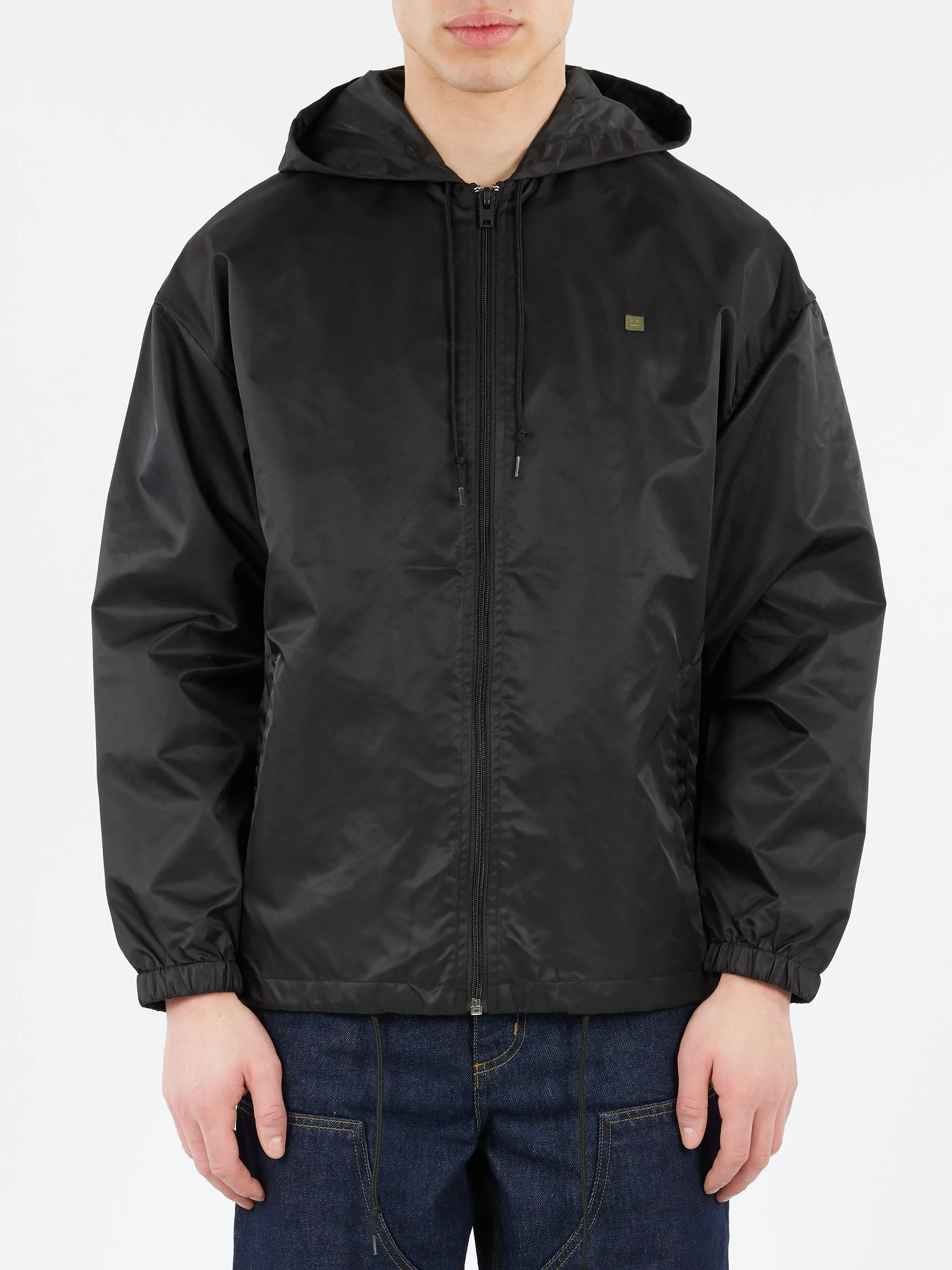 Micro Face Patch Nylon Jacket