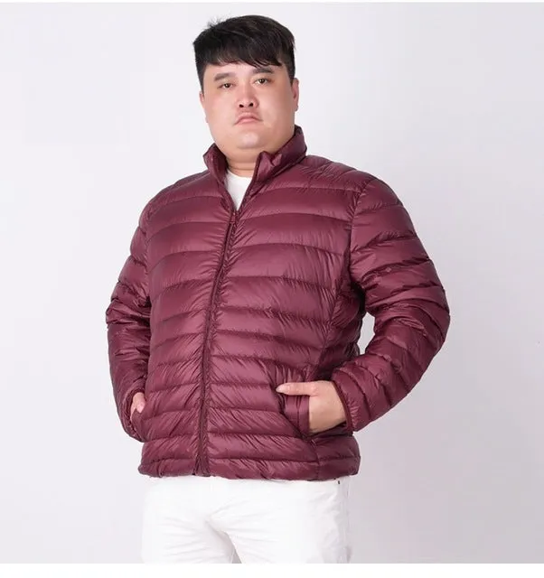 NewBang Brand Plus 7XL Ultra light Down Jacket Men Lightweight Men's Down Coat Male Warm Portable Windbreaker Feather Parka