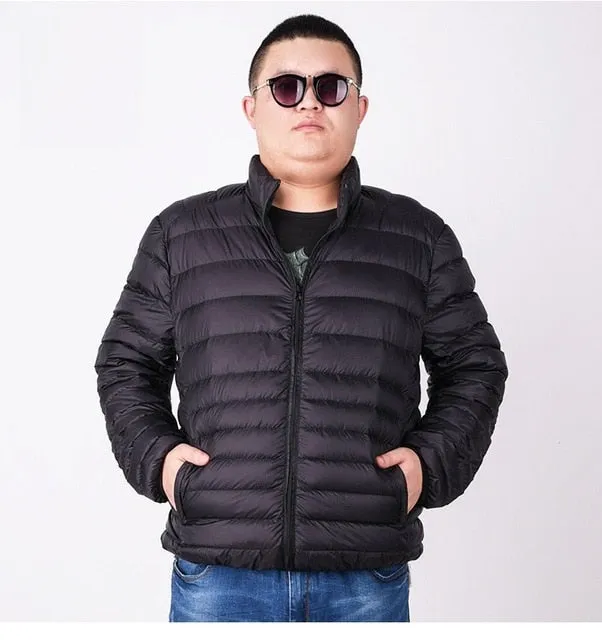 NewBang Brand Plus 7XL Ultra light Down Jacket Men Lightweight Men's Down Coat Male Warm Portable Windbreaker Feather Parka