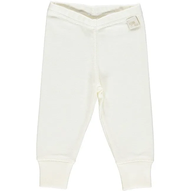 Organic Cotton Leggings in Cream