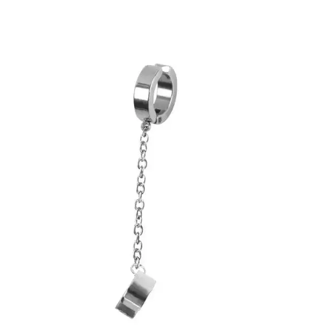 Stainless Steel Painless Ear Clip Earrings
