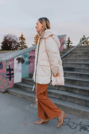 The Kae Puffer Coat - Birch