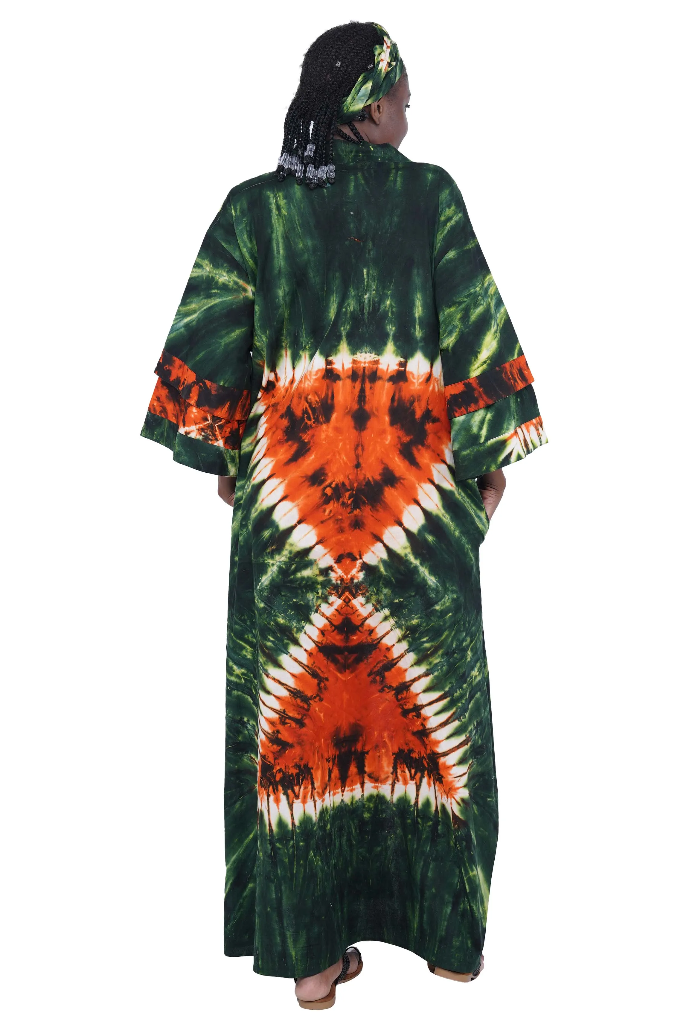 Tie & Dye Long Duster | Robe | Kimono