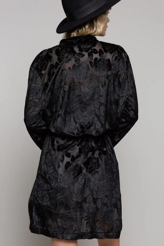 VELVET UNDERGROUND FLORAL KIMONO