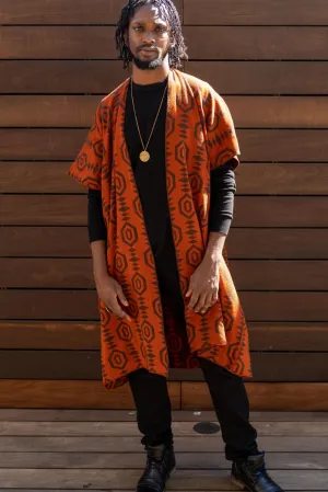 Wakanda Kimono- Rust/Orange