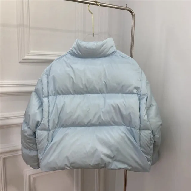 White Duck Down Filling Women Jackets