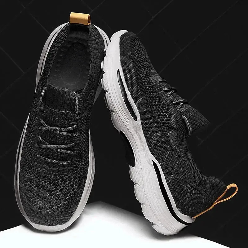 Wide Slip-On Walking Shoes Men Casual Comfortable Loafers